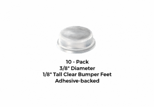 Clear Rubber Bumper Feet