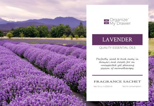 Lavender Scented Fragrance Essential Oil Sachet